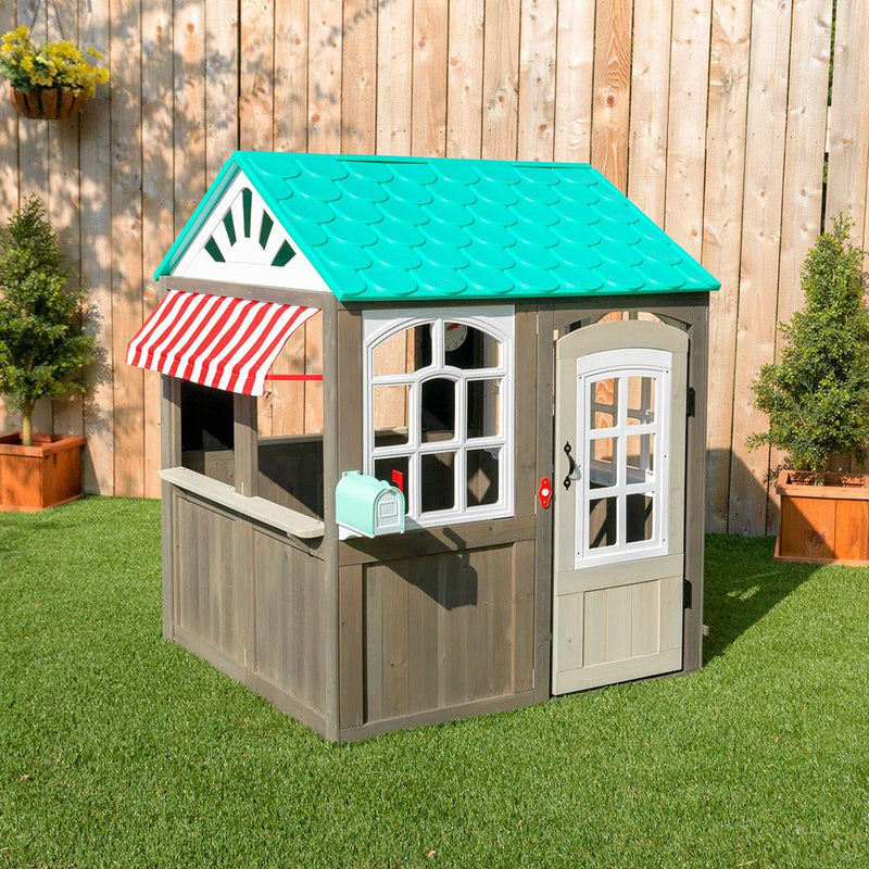 KidKraft Coastal Cottage  Outdoor Playhouse - FSC