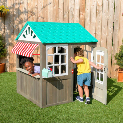 KidKraft Coastal Cottage  Outdoor Playhouse - FSC