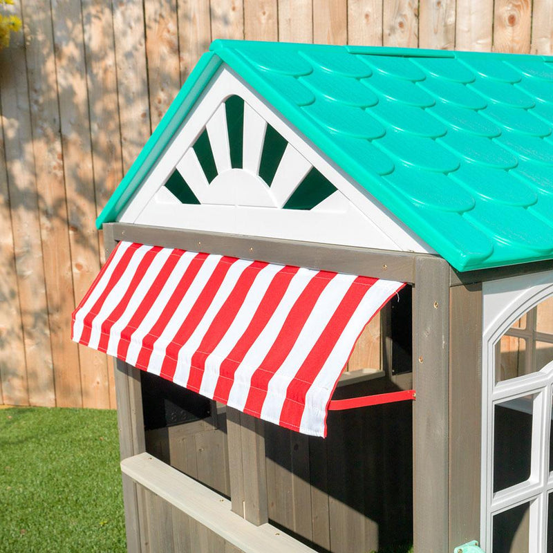 KidKraft Coastal Cottage  Outdoor Playhouse - FSC