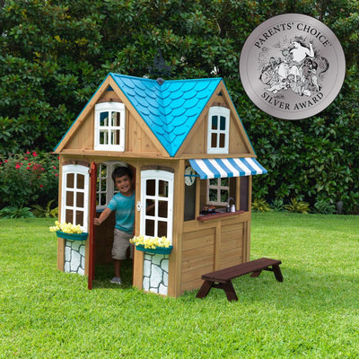 KidKraft Seaside Cottage Outdoor Wooden Playhouse