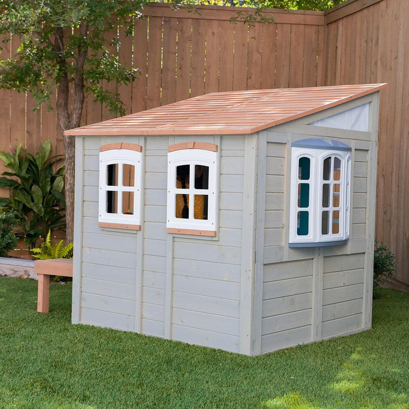 KidKraft Preston Wooden Outdoor Playhouse