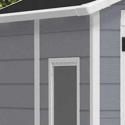 Keter Manor Apex Garden Shed 6ft x 8ft - Grey