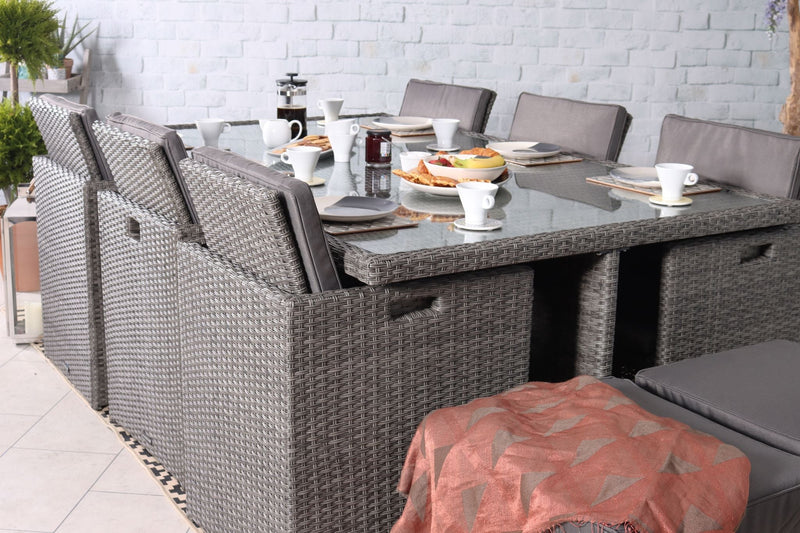 Paris 10 Seat Cube Dining Set