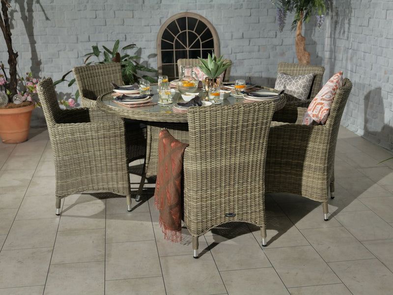 Wentworth 6 Seat Carver Dining Set