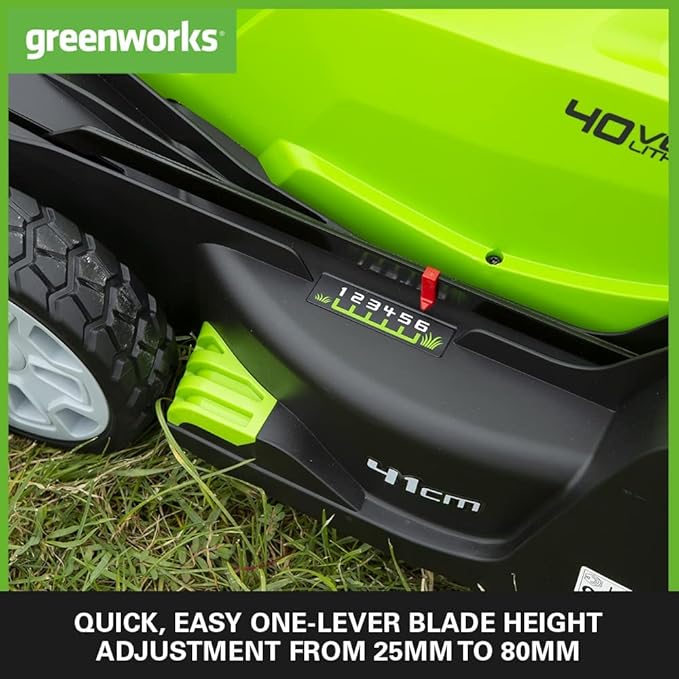 Greenworks 40V 41cm Lawn Mower (Tool Only)