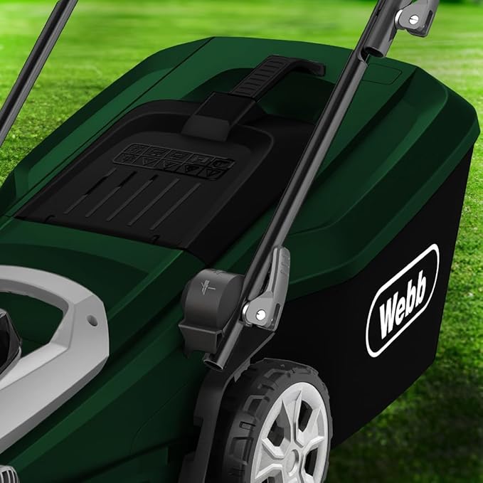 Webb Classic 40cm (16") Electric Rotary Lawnmower with Rear Roller