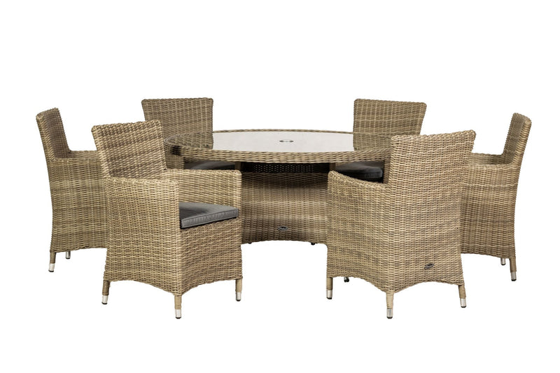 Wentworth 6 Seat Carver Dining Set