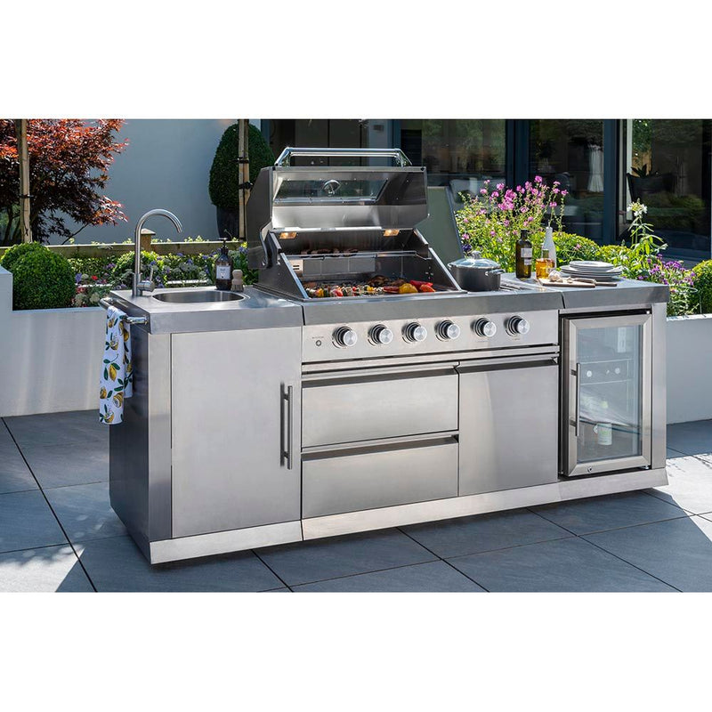 Norfolk Grills Absolute Pro 4 Burner Outdoor Kitchen