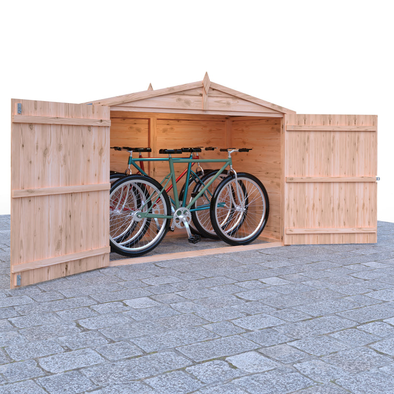 Shire Shiplap 3ft x 6ft x 4ft 8in Bike Storage - No Floor