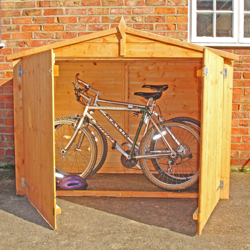 Shire Shiplap 3ft x 6ft x 4ft 8in Bike Storage - No Floor