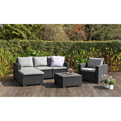 Keter Moorea 4 Seat Lounge Set - Grey