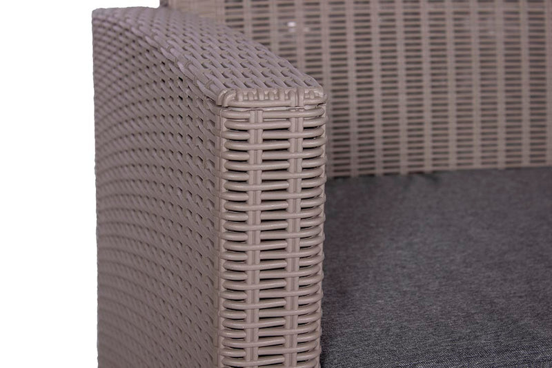 Royalcraft Faro 4 Seat Conversation Set - Grey Rattan Effect