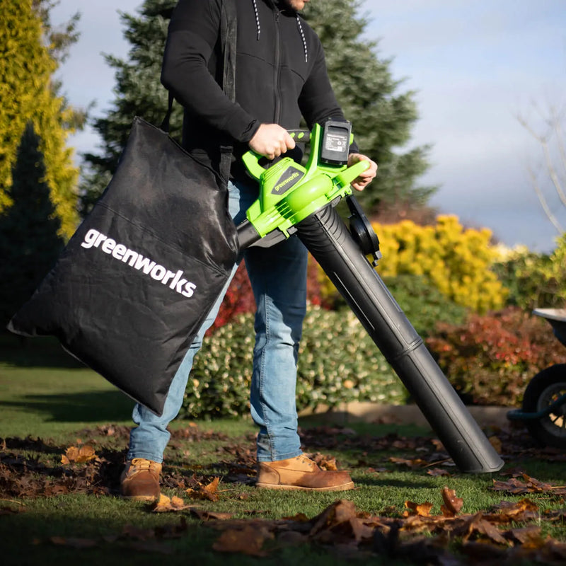 Greenworks 48V 321 km/h Cordless Brushless Blower Vacuum (Tool Only)