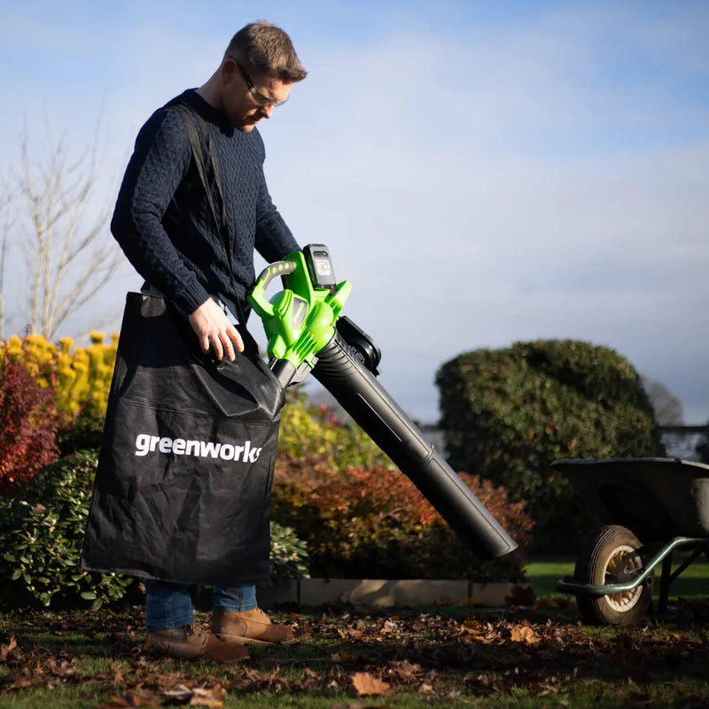 Greenworks 48V 321 km/h Cordless Brushless Blower Vacuum (Tool Only)