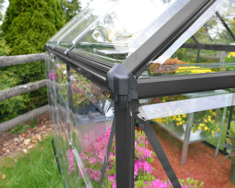 Palram Canopia Harmony 6 ft. x 8 ft. Greenhouse - Grey