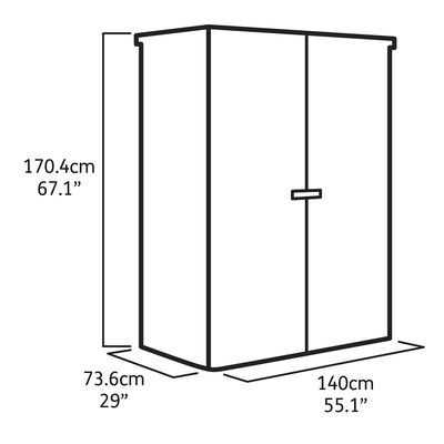 Keter Hi Store+ Garden Storage Box Shed