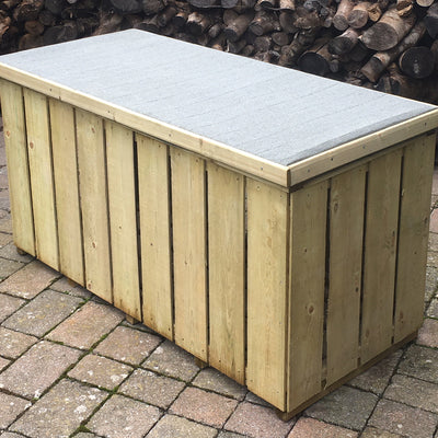 Shire Pressure 4ft x 2ft Treated Log Box - Sawn Timber