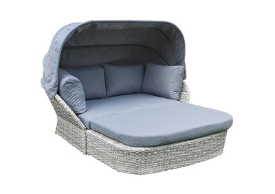 Rattan Daybed with Canopy - Meghan Range