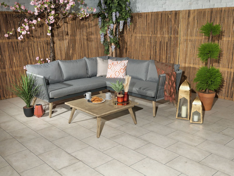 Milan 5 Seat Rattan Corner Lounging Set