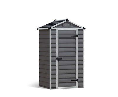 Palram Canopia Skylight 4 ft. x 3 ft. Shed Kit - Dark Grey