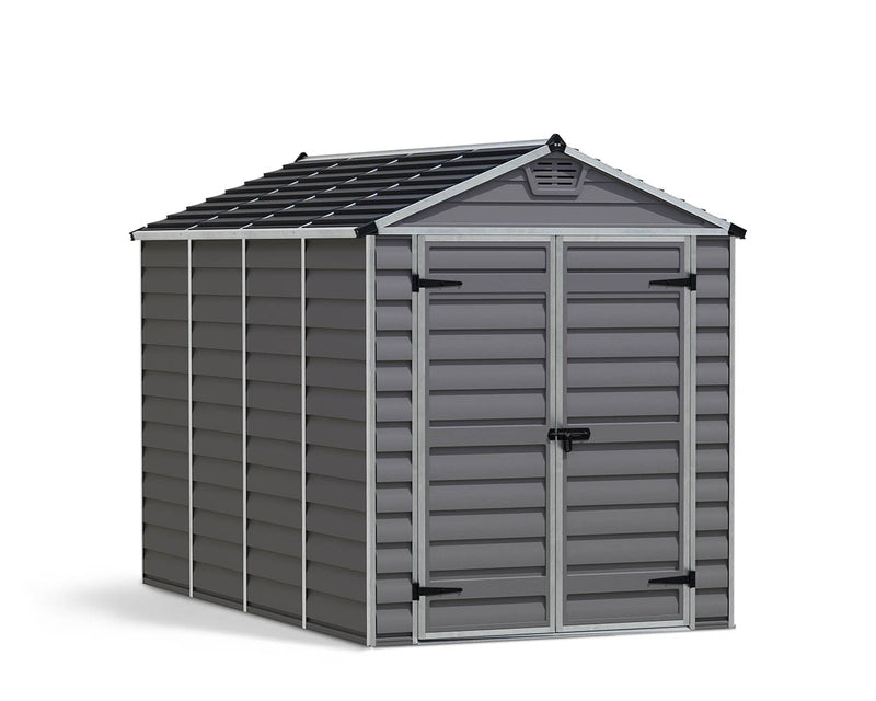 Palram Canopia Skylight 6 ft. x 10 ft. Shed Kit - Dark Grey