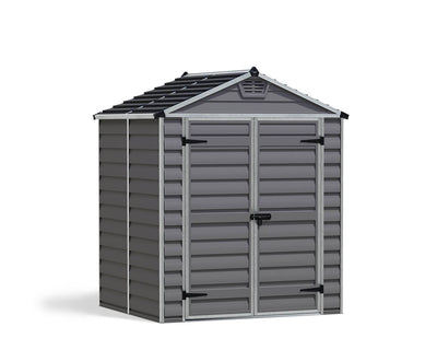 Palram Canopia Skylight 6 ft. x 5 ft. Shed Kit - Dark Grey