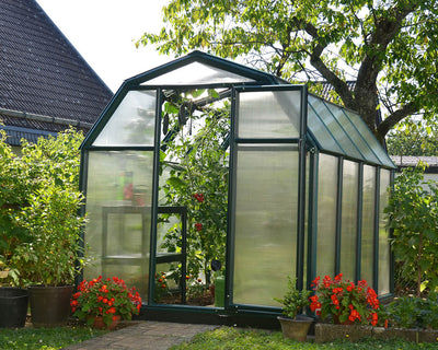 Palram Canopia Eco Grow 6 ft. x 8 ft. Greenhouse - Green