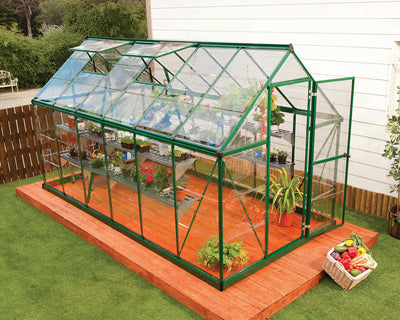 Palram Canopia Harmony 6 ft. x 12 ft. Greenhouse - Green