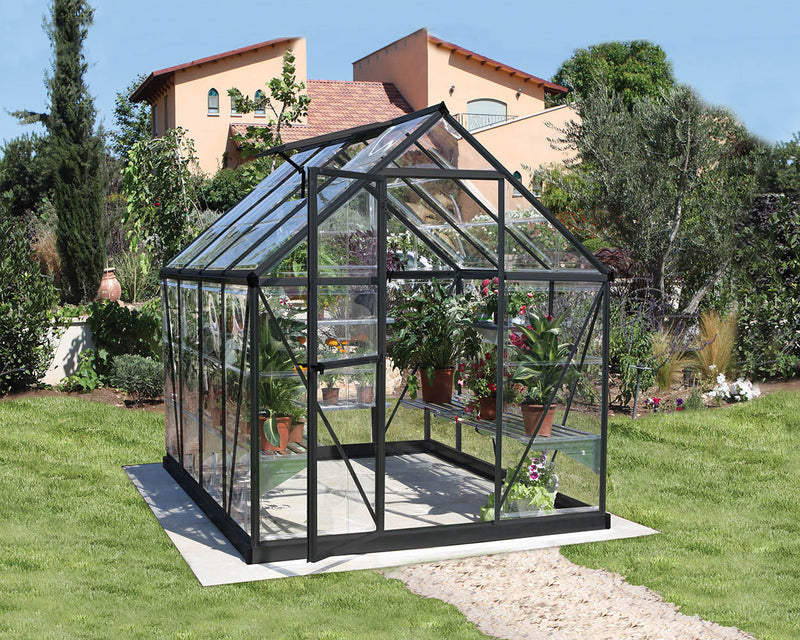 Palram Canopia Harmony 6 ft. x 8 ft. Greenhouse - Grey