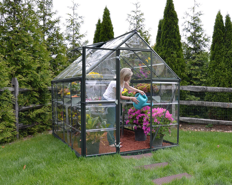 Palram Canopia Harmony 6 ft. x 8 ft. Greenhouse - Grey