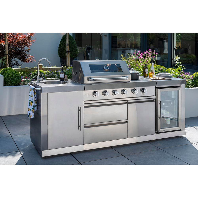 Norfolk Grills Absolute Pro 4 Burner Outdoor Kitchen