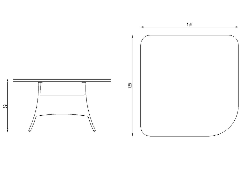 Rattan Corner Dining Sofa Set - Grey - Sarah Range