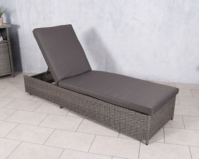 Paris Rattan Sun Lounger