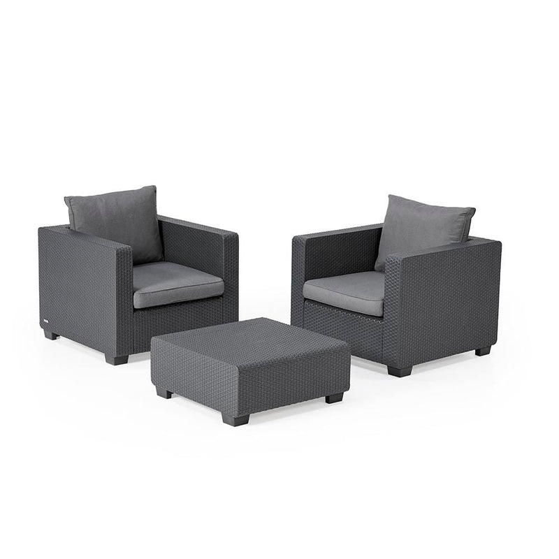 Keter Salta 2 Seat Balcony Set - Grey