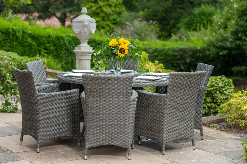 Paris 6 Seat Round Carver Dining Set