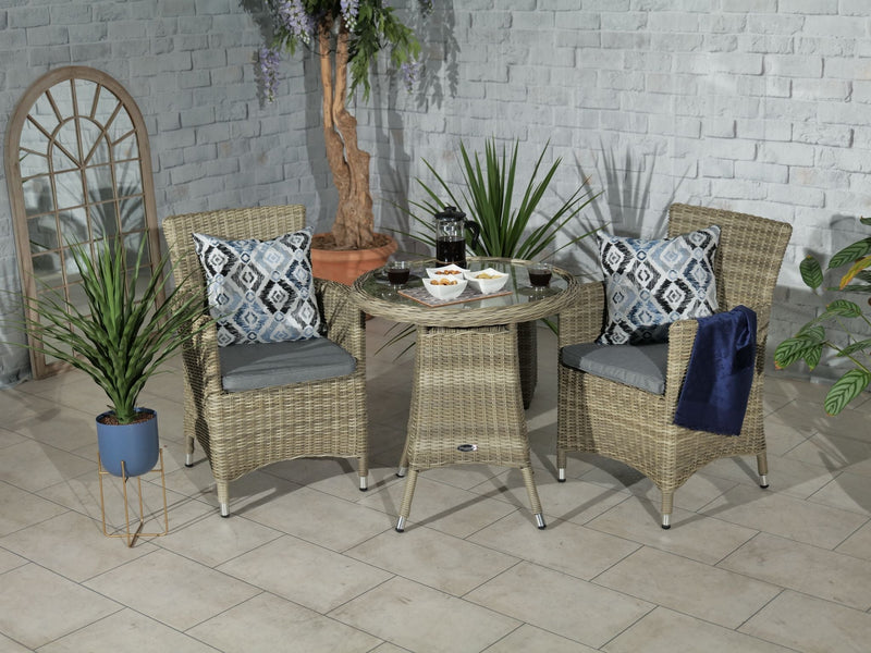 Wentworth 2 Seat Carver Bistro Set