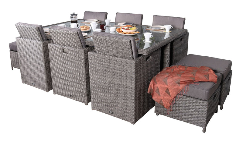 Paris 10 Seat Cube Dining Set