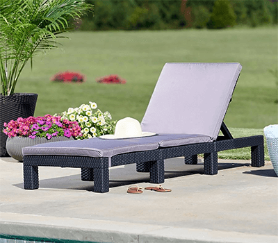 Keter Daytona Lounger - Grey