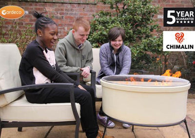 Jumbo Fire Bowl - Natural Clay - Atlas Range