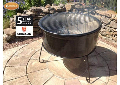 Jumbo Fire Bowl - Glazed Black - Atlas Range