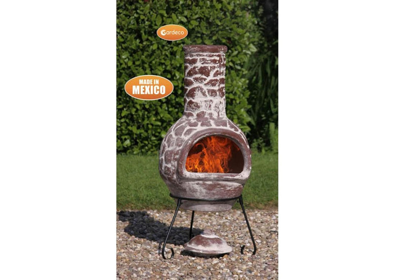 Large Mexican Chimenea - Brown - Cantera Range