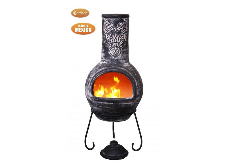 Large Chimenea - Wulfryc Dark Grey - Celtic Range