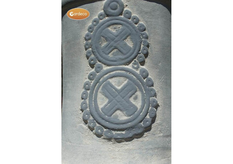 Extra Large Mexican Chimenea - Grey - Azteca Range