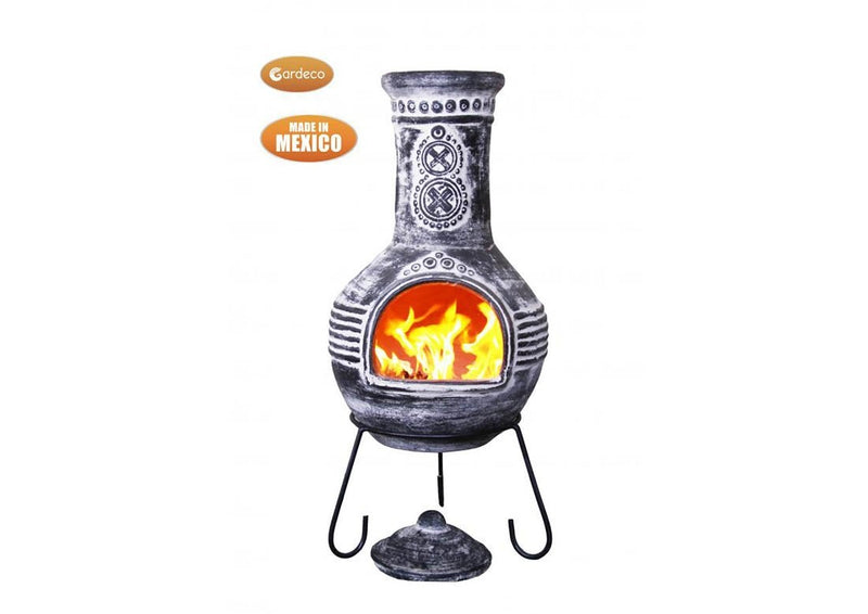 Extra Large Mexican Chimenea - Charcoal - Azteca Range