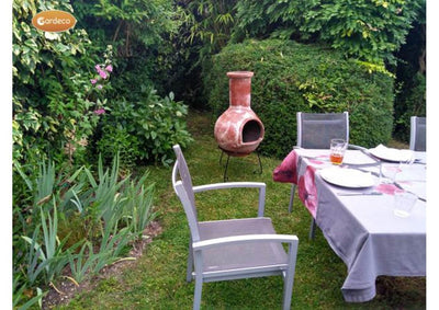 Extra Large Mexican Chimenea - Red - Colima Range