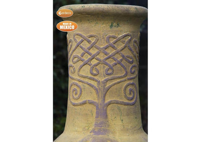 Large Chimenea - Derwyn Yellow - Celtic Range