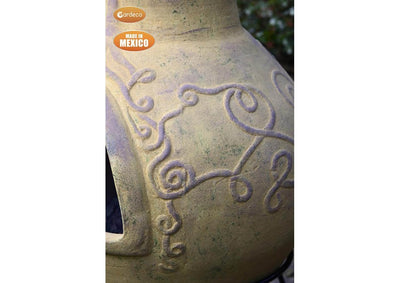 Large Chimenea - Derwyn Yellow - Celtic Range