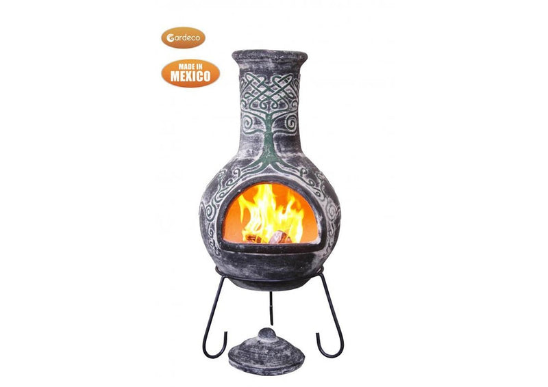 Large Chimenea - Derwyn Dark Grey - Celtic Range