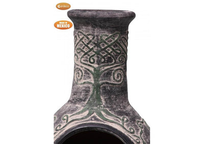 Large Chimenea - Derwyn Dark Grey - Celtic Range