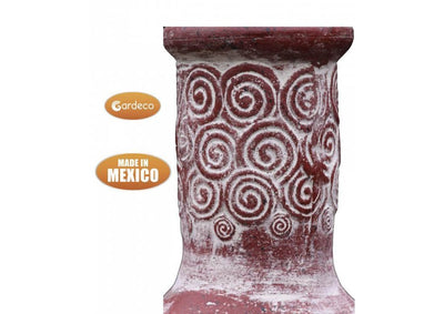 Extra Large Mexican Chimenea - Red - Espiral Range